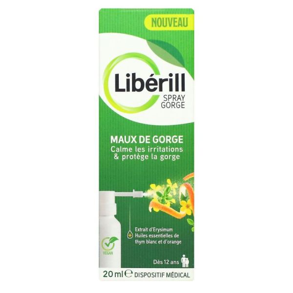 Spray maux de gorge dès 12 ans 20ml
