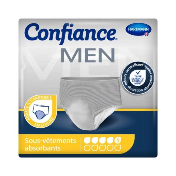 Confiance Men Slip Absorbant 5 gouttes Medium