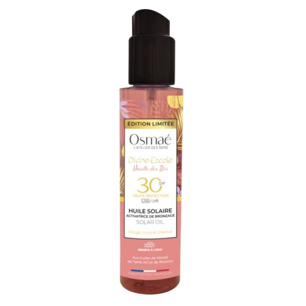 OSMAE HUILE SOLAIRE SPF 30 VANILLE