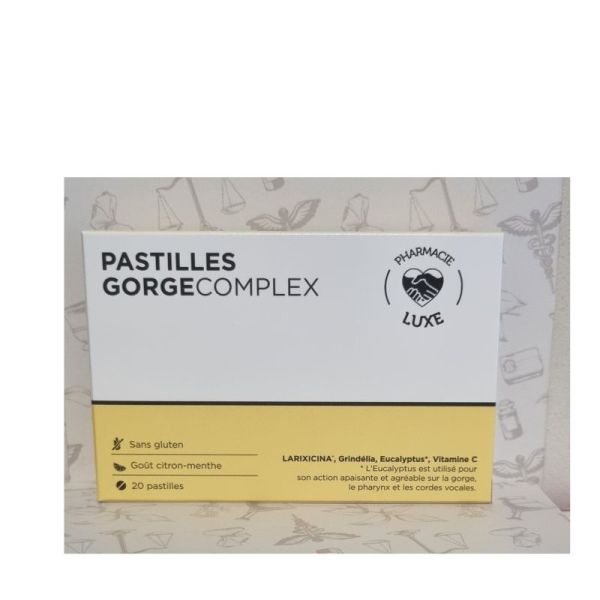 PP PASTILLES GORGECOMPLEX / 20 Citron-Menthe