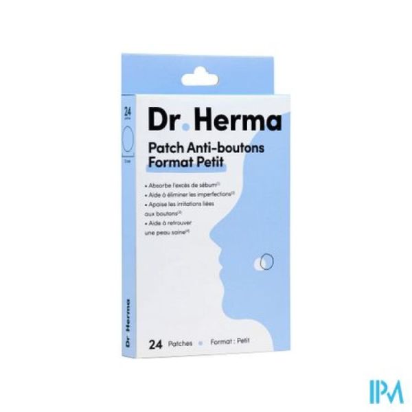 DR.HERMA PATCH ANTI-BOUTONS PETIT FORMAT / 24