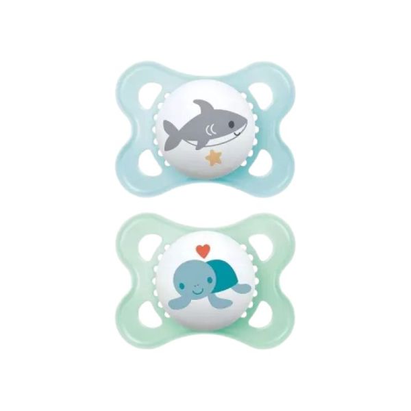 MAM - Sucette Original Phosphorescente 2-6 mois x2 - (3 colories)