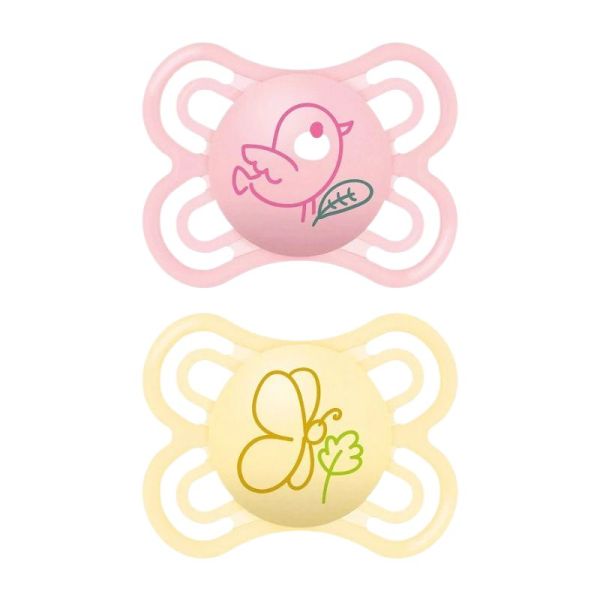 MAM sucette Perfect Nuit 2-6 mois X2 (3 colories)