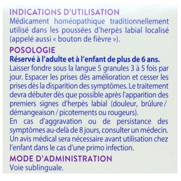 BOIRON LabiaMeo poussées herpès labial 3 tubes granules 4g