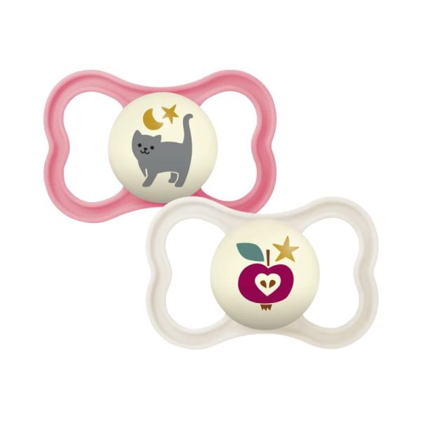 Sucettes MAM Supreme Nuit 18+ mois x2 - (2 colories)