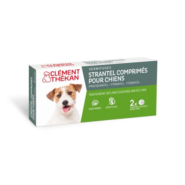STRANTEL CHIENS CPR VERMIFUG B/2