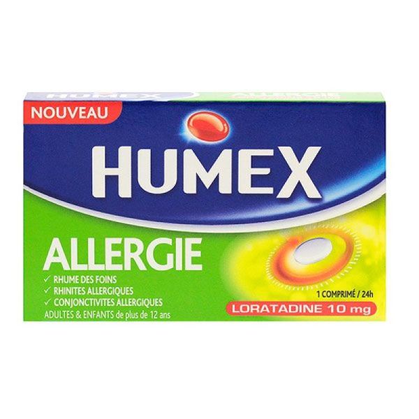 HUMEX Allergie Loratadine 7 comprimés 10mg