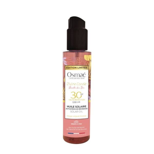 OSMAE HUILE SOLAIRE SPF 30 VANILLE