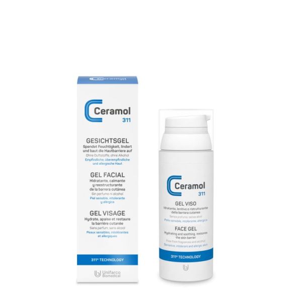 CERAMOL C311 GEL VISAGE 50ML