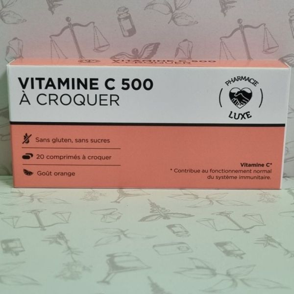 PP Vitamine C 500 mg A Croquer Orange