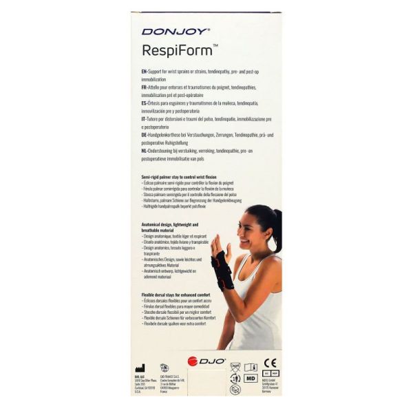 Donjoy RespiForm+ attelle de poignet pouce taille XL main gauche