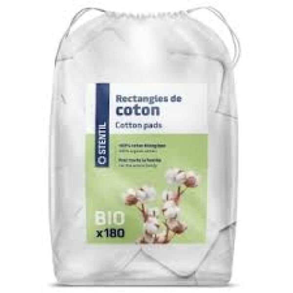 Stentil Rectangles de Coton Bio X180 Vrac