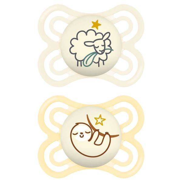 Sucettes MAM Perfect Nuit 2-6 mois x2