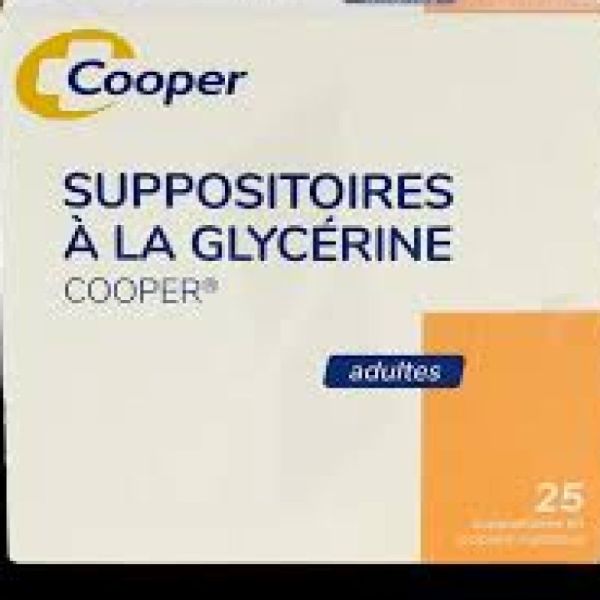 SUPPOSITOIRE GLYCERINE ADULTE Sach/25