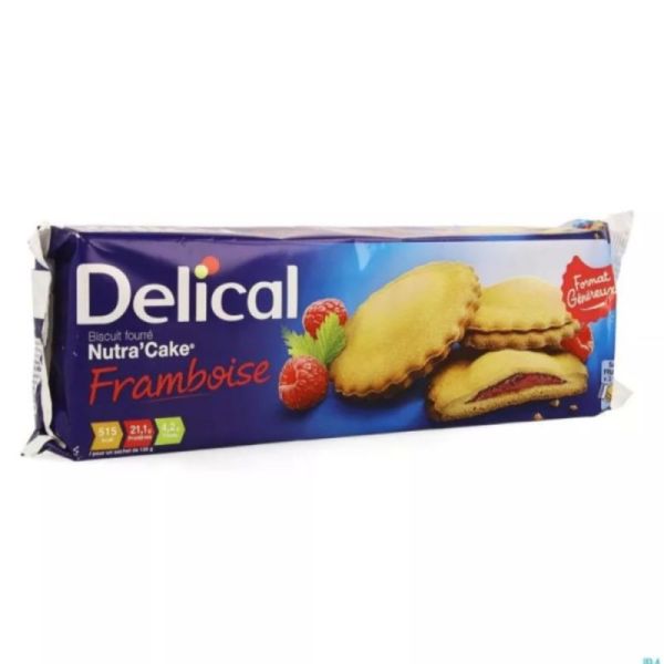Delical nutra cake Framboise 3x35g