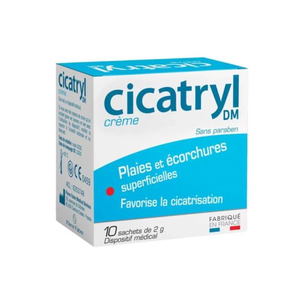 Cicatryl Dm Crème 10 Sachets de 2g