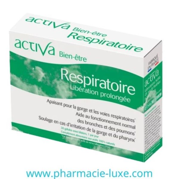 Activa Bien‑Être Respiratoire – Confort Respiratoire & Défenses Naturelles – 30 gélules