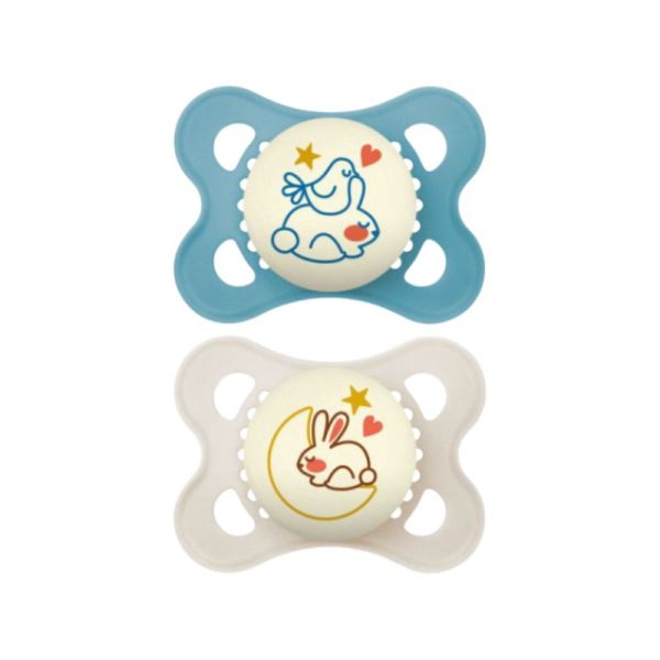 Sucettes nuit MAM Original 2-6 mois x2 - (6 colories)