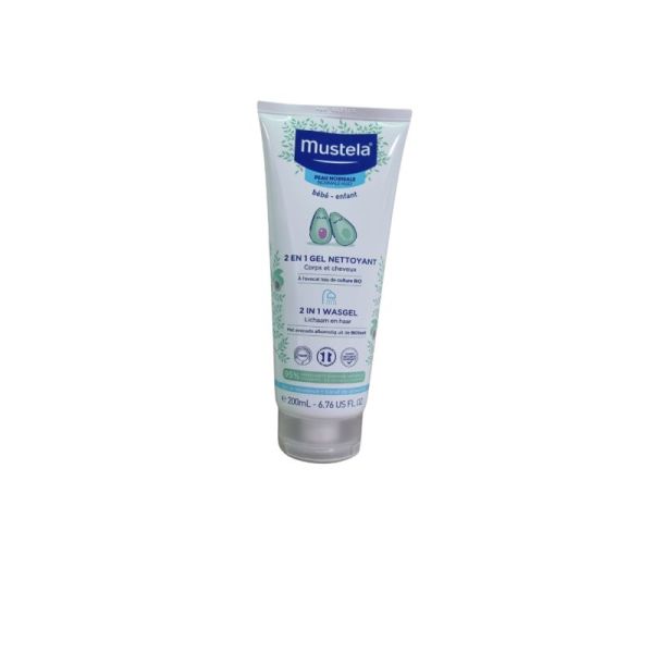 MUSTELA BEBE 2EN1 GEL NETTOYANT 200ML