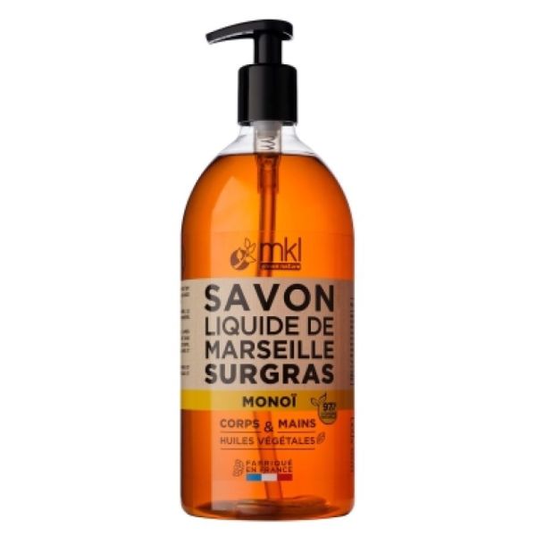 Mkl Savon Liquide de Marseille surgras - Monoï 1L