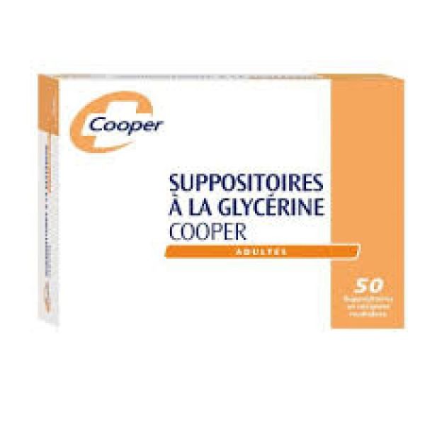 SUPPOSITOIRE GLYCERINE ADULTE COOPER 2Sach/25 (50)