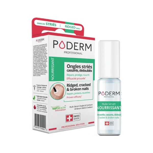 Poderm sérum huile ongles striés 8 ml