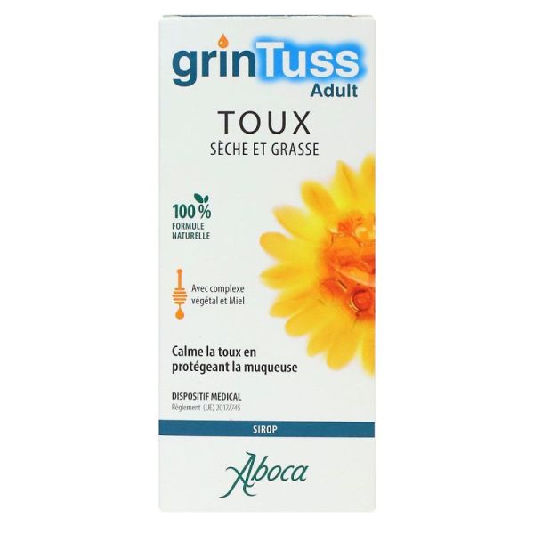 Grintuss Adulte toux sèche / grasse sirop 128g