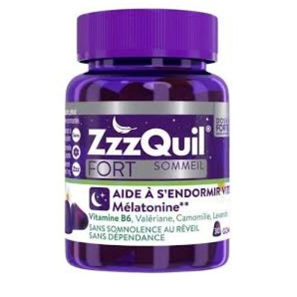 ZZZQUIL FORT SOMMEIL FRUITS DES BOIS 60 GOMMES