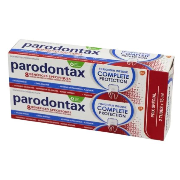 Parodontax Dentifrice protection complète - 75ml x2