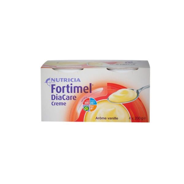 Fortimel Diacare Cr Nutrim Vanille 4 x 200G