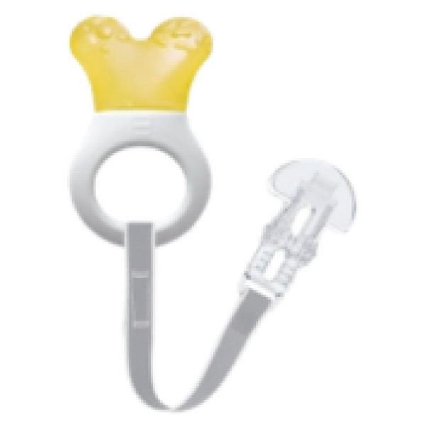 MAM anneau de dentition réfrigérant avec attache 2 mois et + - (3 colories)