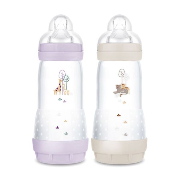 Lot de 2 biberons MAM Easy Start anti-colique - (3 colories)