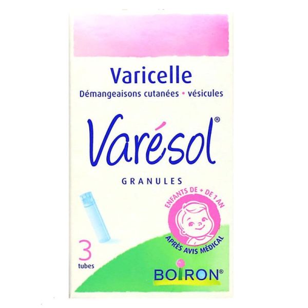 Varésol démangeaisons cutanées 3 tubes granules