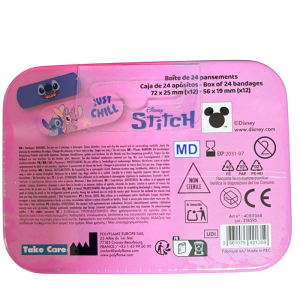 Pansements Disney Stitch Take Care – Boîte de 24
