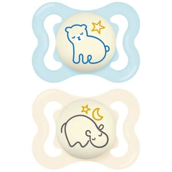 Sucettes MAM Supreme Nuit 2-6 mois x2