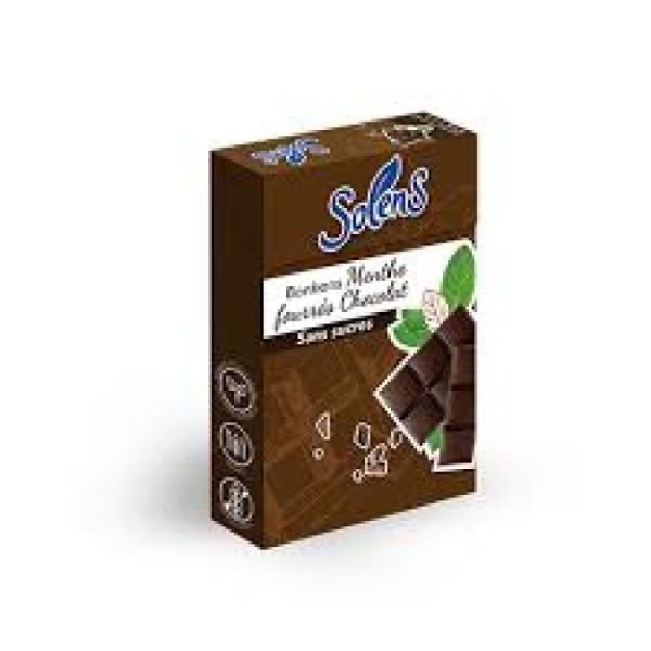 SOLENS Sans/Sucres MENTHE FOURRES CHOCO 50G