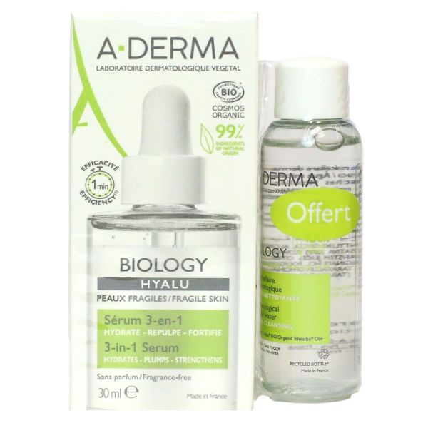 A-DERMA HYALU SERUM 3EN1 30ML+EAU