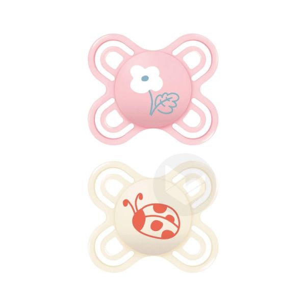 MAM Sucettes Perfect Naissance  0-2 mois x2 (5 colories)