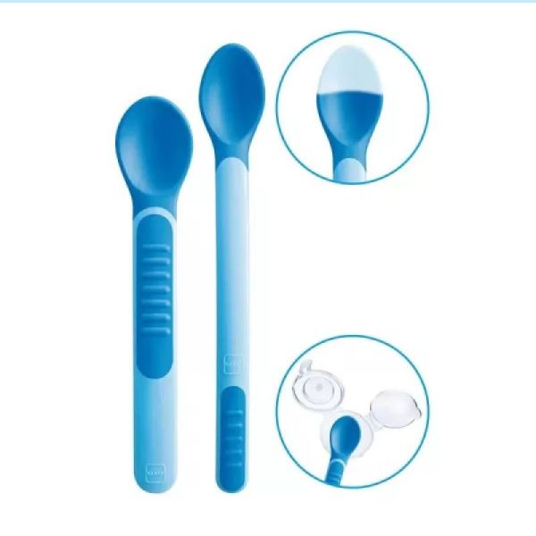 Lot de 2 cuillères thermosensibles + étui de protection - (3 colories)