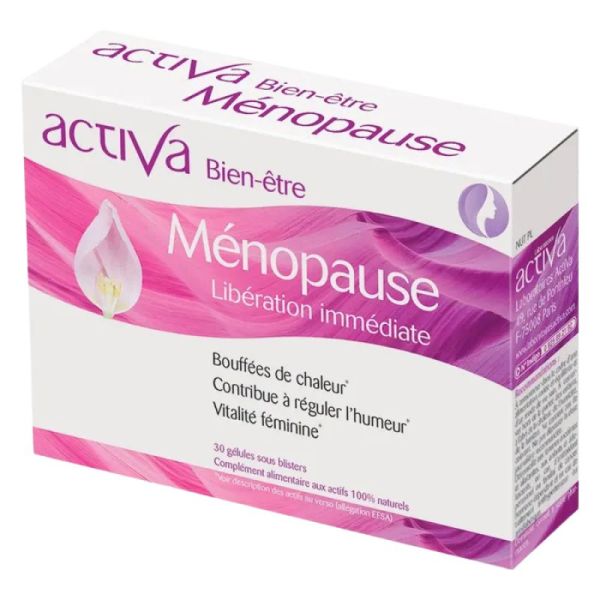 Activa Bien-Etre Ménopause 30 Gélules