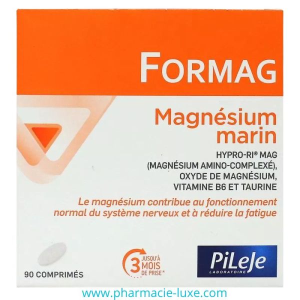 Formag 90 Comprimés – Magnésium Marin Haute Absorption | Fatigue, Stress & Crampes