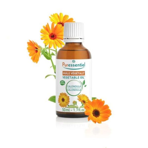 PURESSENTIEL HUILE VEGETAL BIO CALENDULA 50ML