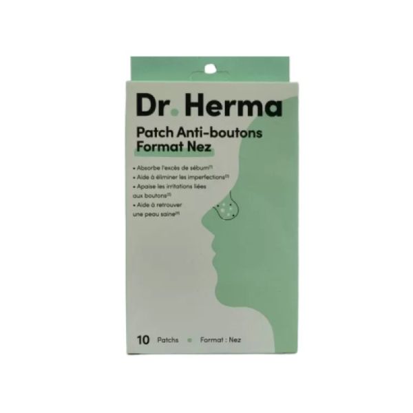 DR.HERMA PATCH ANTI-BOUTONS NEZ / 10