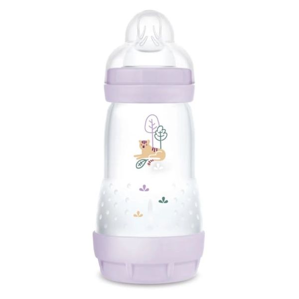 Biberon MAM Easy Start anti-colique 260 ml Lilas