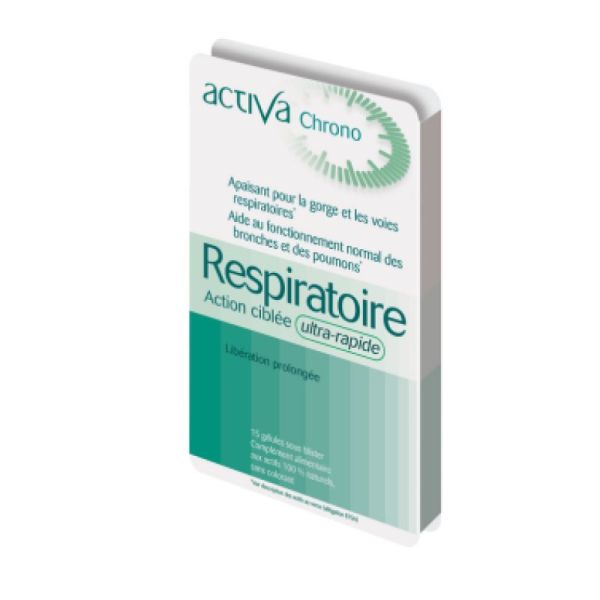 ACTIVA Chrono Respiratoire 15 Gélules