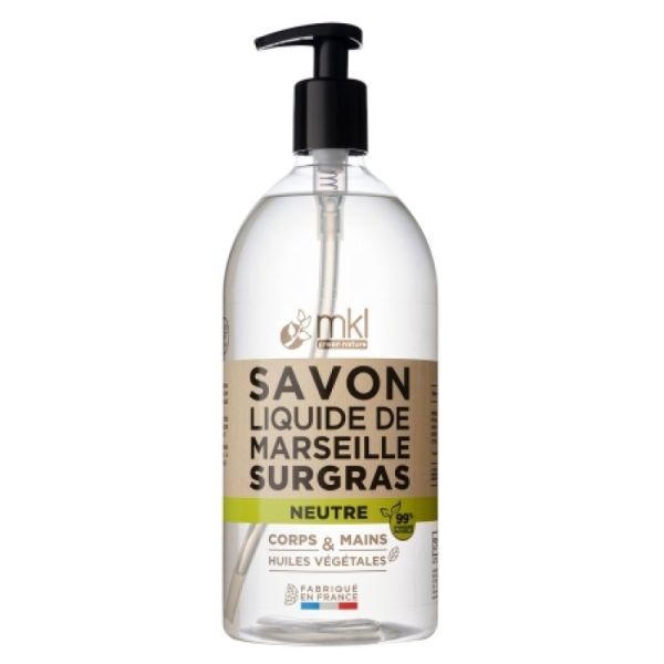 Mkl Savon Liquide de Marseille - Neutre - Surgras 1L