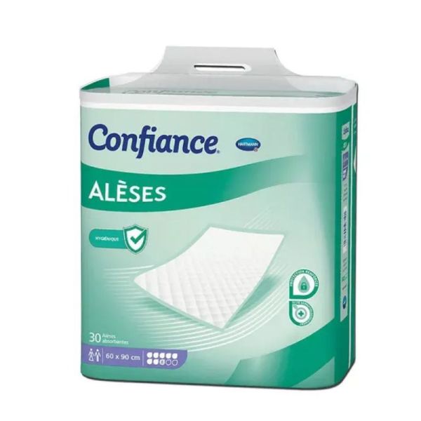 Confiance Alèse 60 x 90cm 8 Gouttes 30 alèses