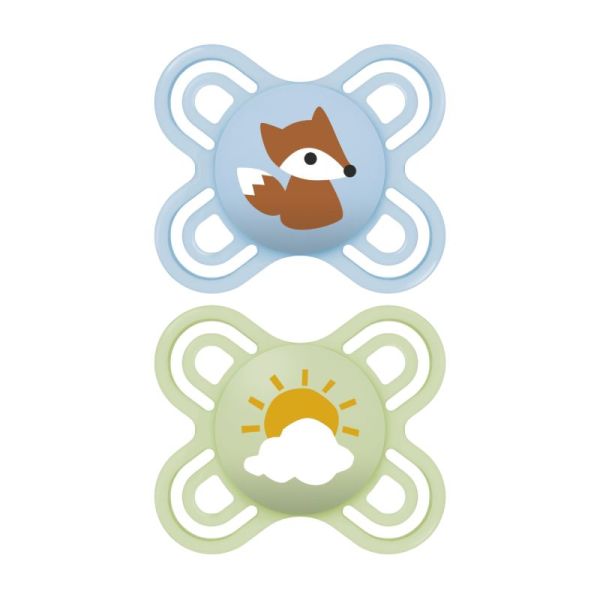 MAM Sucettes Perfect Naissance  0-2 mois x2 (5 colories)
