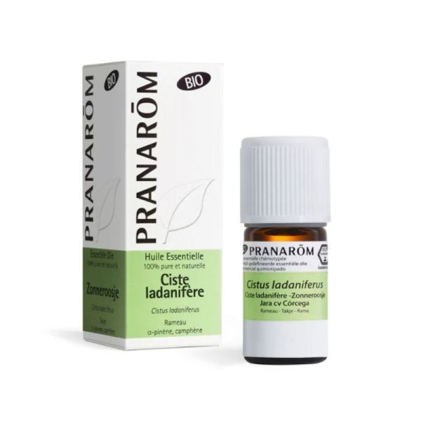 Pranarôm huile essentielle Ciste Ladanifère Bio 5 ml