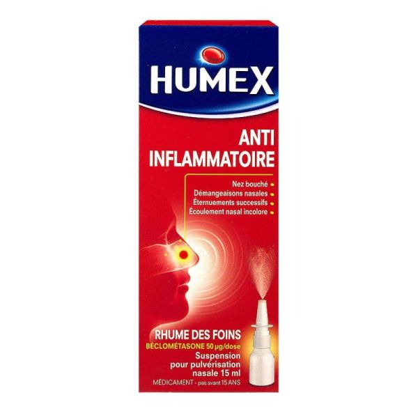 HUMEX spray nasal rhume des foins 100 doses